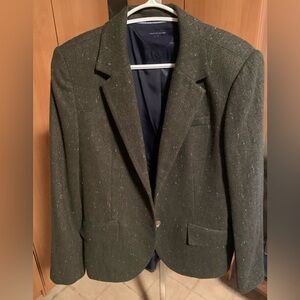 Tommy Hilfiger Olive Tweed Blazer